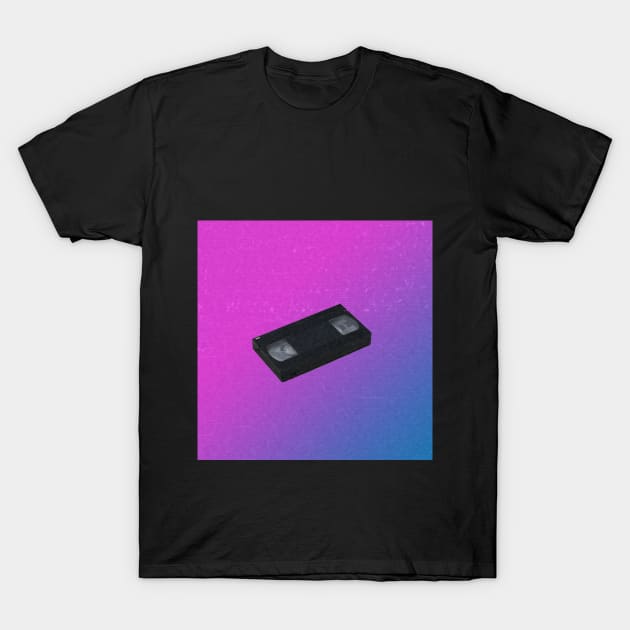 Vaporwave VHS T-Shirt by brokeboyedesigns